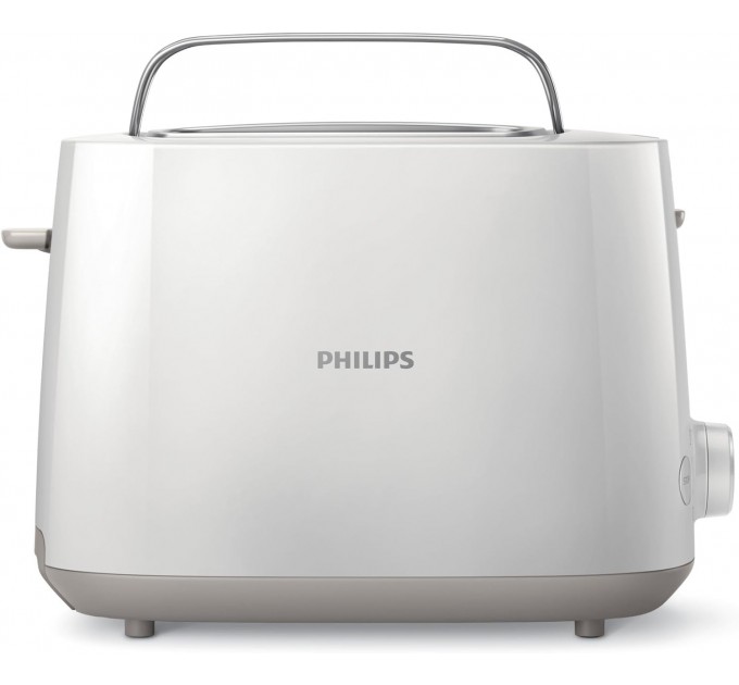 Тостер Philips Daily Collection 830Вт, пластик, білий