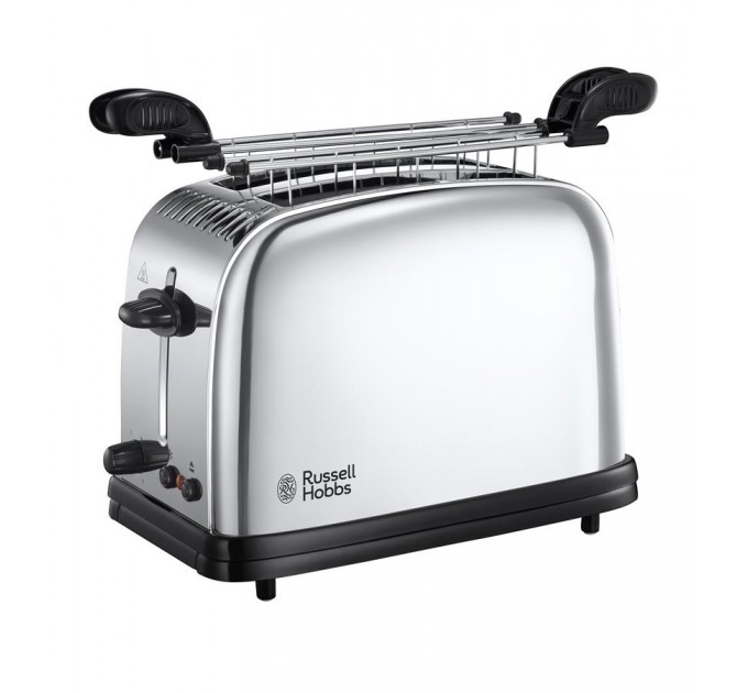 Тостер Russell Hobbs Chester 1200Вт, металл, серебристый