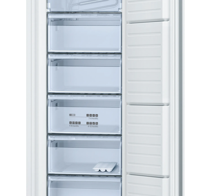Морозильная камера Bosch, 152x60x65, 182л, 1дв., E, ST, белый
