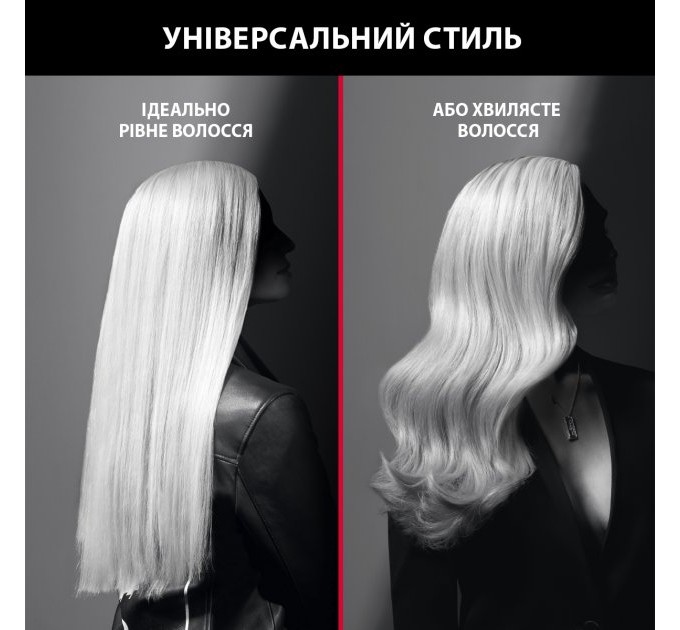 Випрямляч Rowenta x Karl Lagerfeld Optiliss II, >240Вт, темп.режимів-10, 130-230С, кераміка, турмалін , чорний