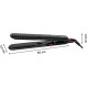 Випрямляч Rowenta x Karl Lagerfeld Optiliss II, >240Вт, темп.режимів-10, 130-230С, кераміка, турмалін , чорний
