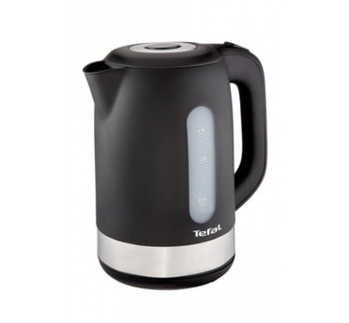 Електрочайник Tefal Snow 1.7л, Strix, пластик, сріблясто-чорний