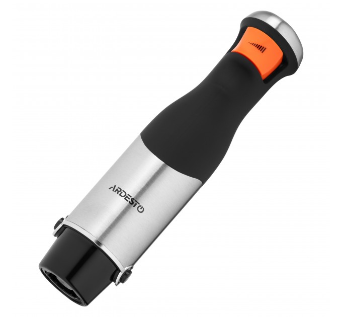 Блендер ARDESTO погружной HBG-800DWHCHC, 800Вт, 4в1, чаша-600мл, чопер 500мл, черно-серебристый