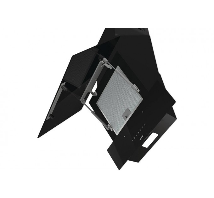 Вытяжка Gorenje наклонная, 60см, 639м.куб/ч, черный