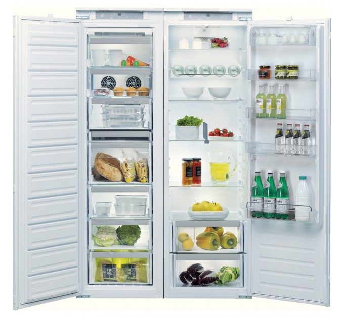 Холодильная камера Whirlpool встраиваемая, 177x54х54, 314л, А++, ST, белый