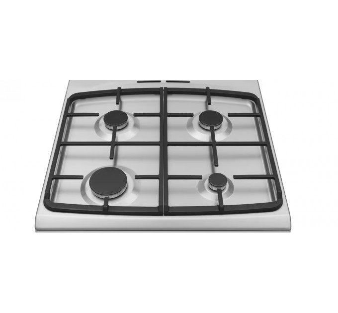 Плита Hansa комбінована, 65л, 60x60см, дисплей, конвекція, чавун, нерж