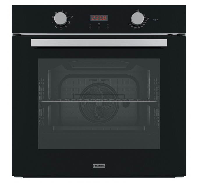 Духова шафа Franke електрична, 71л, дисплей, таймер, чорний