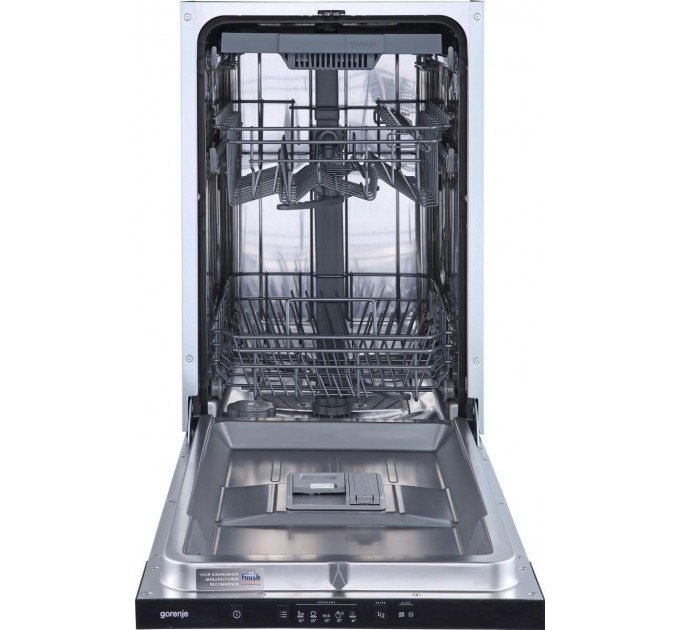 Посудомоечная машина Gorenje встраиваемая, 11компл., A++, 45см, AquaStop, 3я корзина, белый
