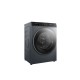 Стиральная машина TCL фронтальная, 9кг, 1400, A+++, 57см, дисплей, пар, инвертор, серый
