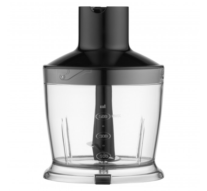 Блендер ARDESTO погружной HBG-800DWHCHC, 800Вт, 4в1, чаша-600мл, чопер 500мл, черно-серебристый
