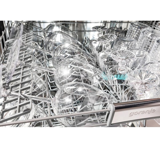 Посудомоечная машина Gorenje, 16компл., A+++, 60см, дисплей, 3 корзины, AquaStop, серый