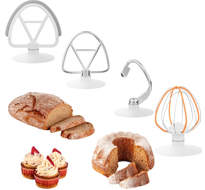 Кухонная машина Sencor 1000Вт, чаша-металл, корпус-пластик, насадок-15, черный