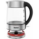 Електрочайник Tefal Glass Kettle 1.7л, скло, з підсвіткою, сріблясто-чорний