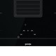Варильна повверхня Gorenje індукційна, 83см, розширена зона, вбудована витяжка, 620м.куб/год, чорний