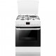 Плита Hansa з комбі. вар. поверхнею, 60х60см, 62л, емаль, газ контр., дисплей, білий
