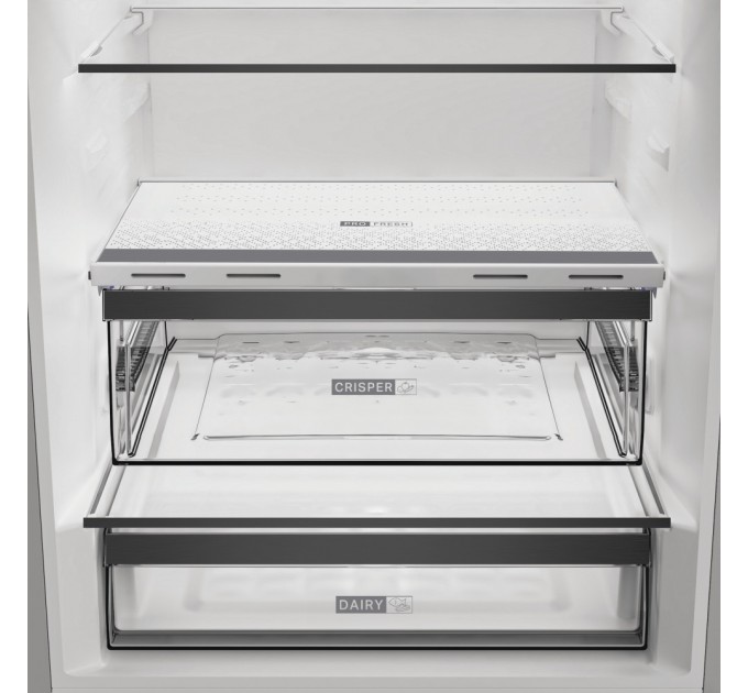 Холодильник Whirlpool с нижн. мороз., 192x70х70.5, холод.отд.-340л, мороз.отд.-150л, 2дв., А++, NF, инв., зона нулевая, нерж