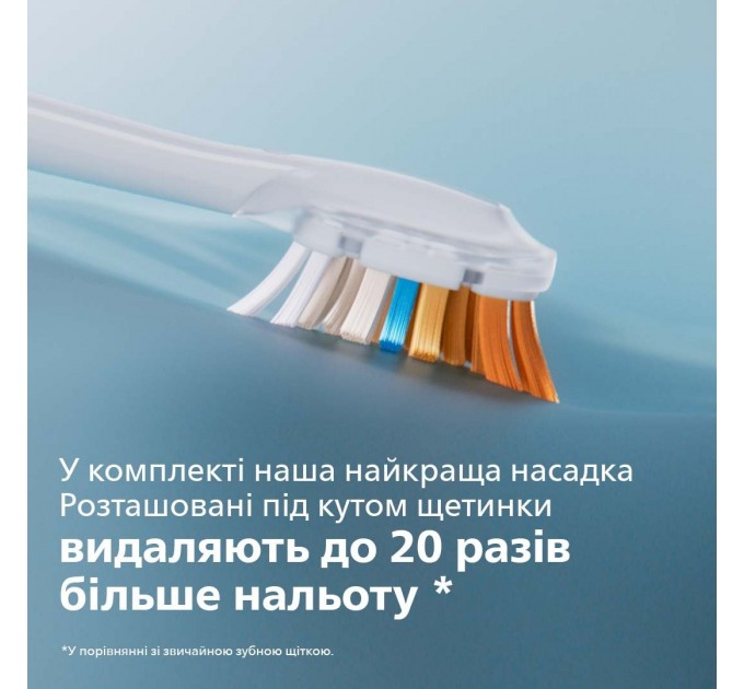 Щітка зубна електр. Philips, Sonicare DiamondClean Prestige 9900, 62т. колив/хв, насадок-1, SenseIQ, зарядний чохол, бежевий