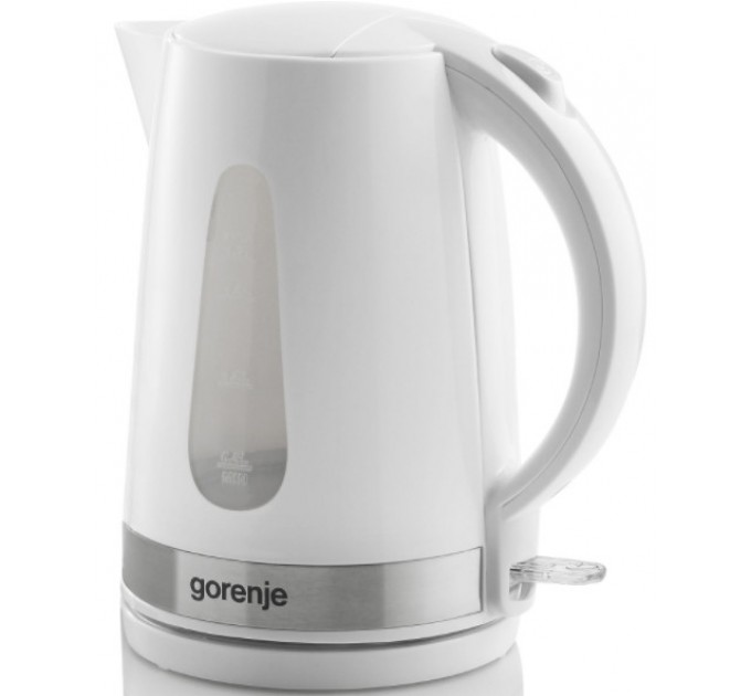 Электрочайник Gorenje 1.7л, пластик, белый