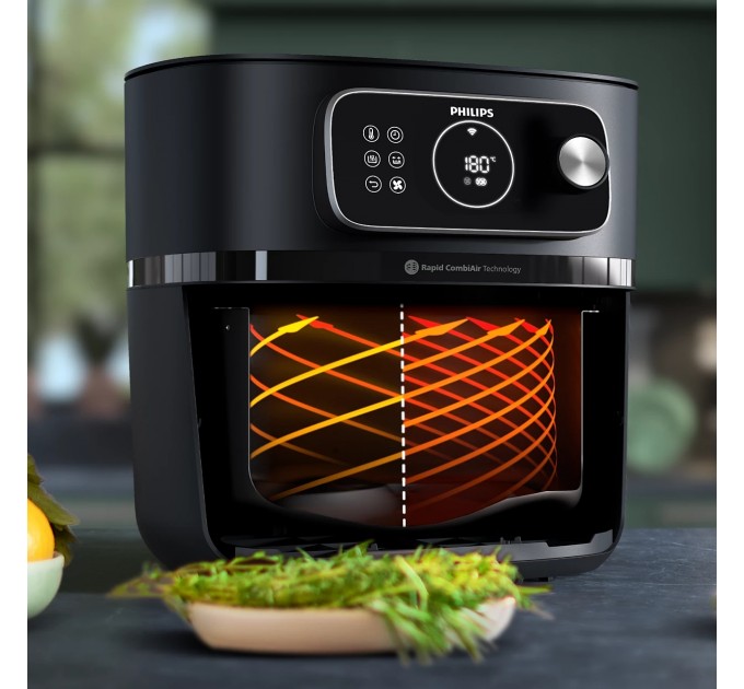 Мультипіч Philips Combi XXL Connected 2200Вт, чаша-8.3л, сенсорне управл., 22 авто. программ, пластик, білий