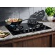 Варочная поверхность Electrolux газ на стекле, 60см, чугун, черный