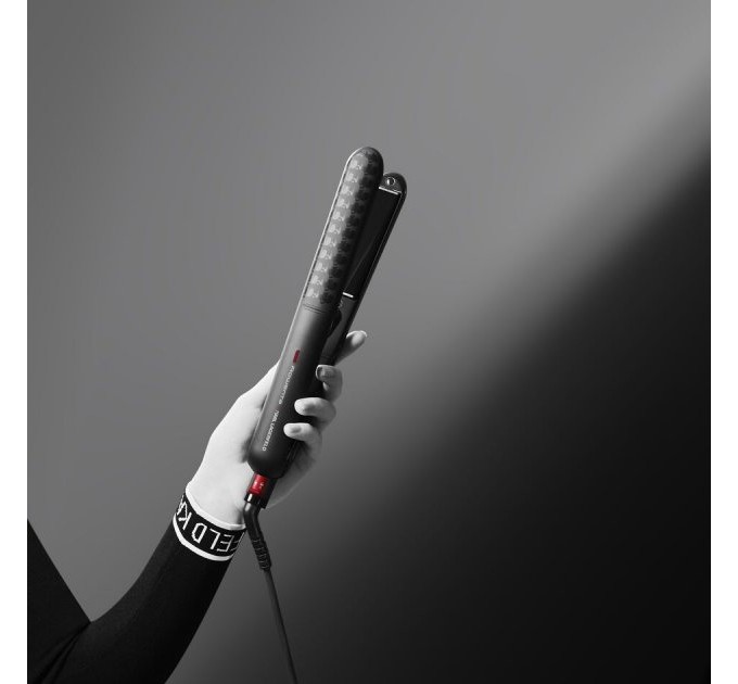 Випрямляч Rowenta x Karl Lagerfeld Optiliss II, >240Вт, темп.режимів-10, 130-230С, кераміка, турмалін , чорний