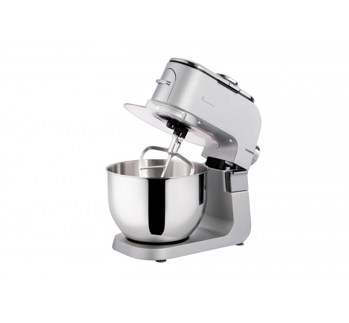 Кухонна машина ARDESTO 1500Вт, чаша-метал, корпус-метал, насадок-10, сріблясто-сірий