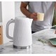 Электрочайник Russell Hobbs Honeycomb 1.7л, пластик, белый