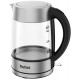 Електрочайник Tefal Glass Kettle 1.7л, скло, з підсвіткою, сріблясто-чорний