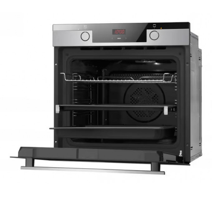 Духовой шкаф Hansa электрический, 77л, A, дисплей, конвекция, нерж