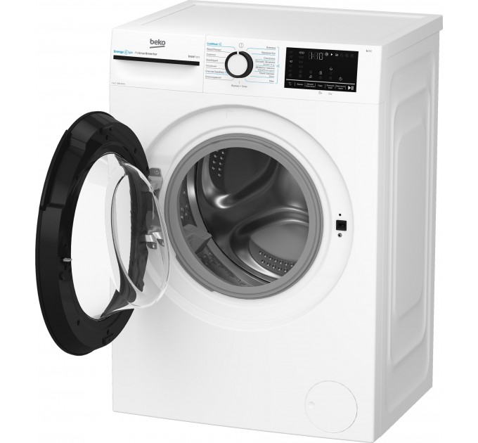 Стиральная машина Beko фронтальная, 7кг, 1200, A+++, 50см, дисплей, инвертор, пар, белый