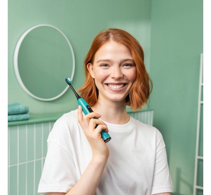 Щетка зубная электр. Beurer Ocean Breeze GP, 80т. колеб/мин, насадок-2, 5 режимов, бирюза