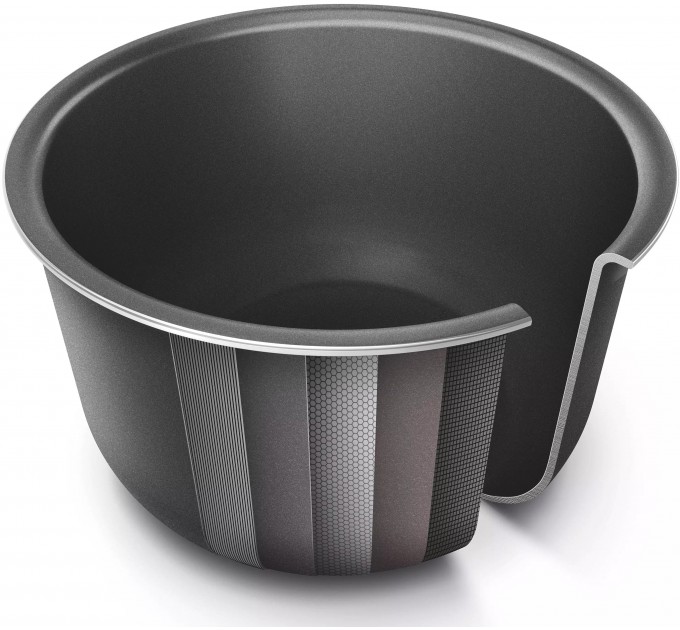 Мультиварка Philips All-in-One 980Вт, чаша-5л, электронное управл., 60 авто. программ, пластик, чорний