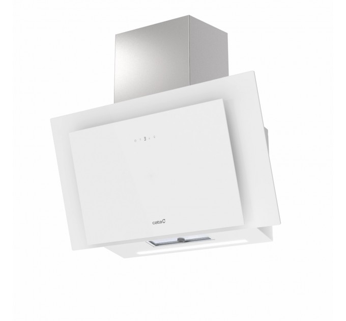 Вытяжка наклонная Cata, 80см, 1350м.куб/ч, Thalassa 800 xgwh, белый