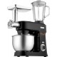Кухонная машина Sencor 1000Вт, чаша-металл, корпус-пластик, насадок-15, черный