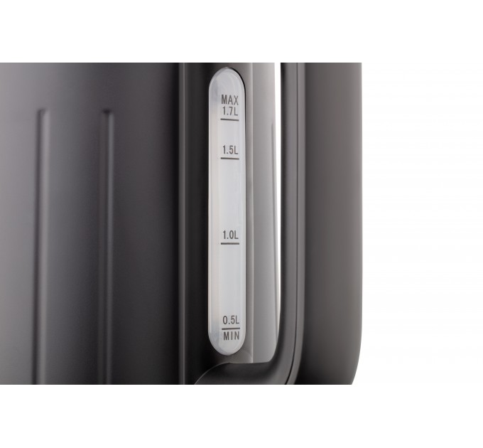 Электрочайник ARDESTO 1.7л, Strix, двойные стенки, черный матовый
