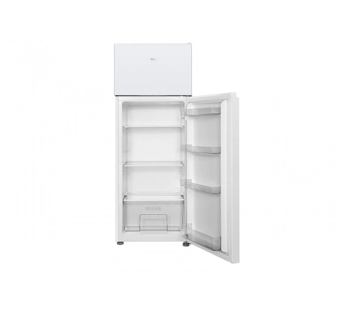 Холодильник TCL с верхн. мороз., 144x55х54.5, холод.отд.-167л, мороз.отд.-40л, 2дв., A++, ST, белый