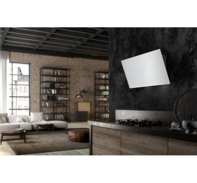 Вытяжка Faber наклонная, 80см, 1169м.куб/ч, Tweet Ev8 Led Wh A80, белый