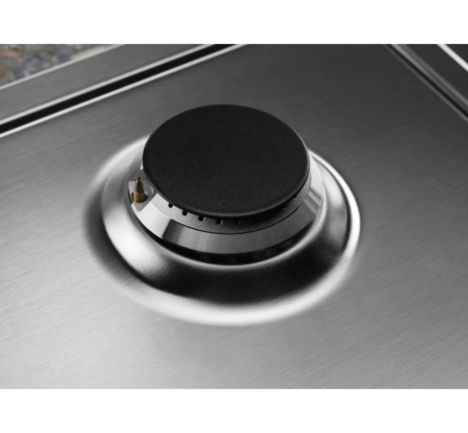 Варочная поверхность Electrolux газовая, 60см, чугун, нерж