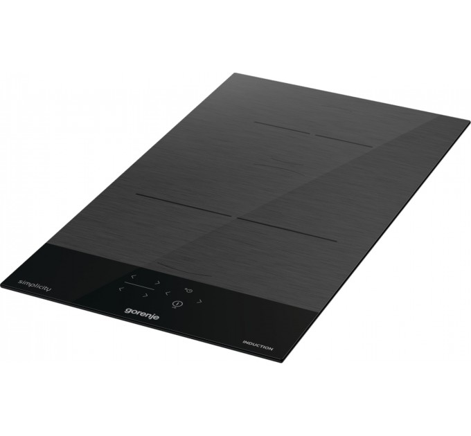 Варочная поверхность Gorenje индукционная, 30см, Домино, PowerBoost, объединение конфорок, черный