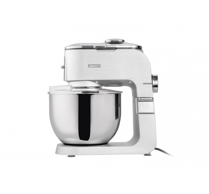 Кухонна машина ARDESTO 1500Вт, чаша-метал, корпус-метал, насадок-10, сріблясто-сірий