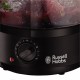 Пароварка Russell Hobbs Kitchen Collection 400Вт, чаша-2.3/3.3л, резервуар для воды -0.5л, механическое управл., 3 яруса, пластик, черный