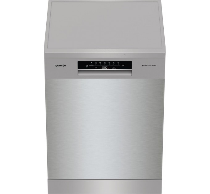 Посудомоечная машина Gorenje, 16компл., A+++, 60см, дисплей, 3 корзины, AquaStop, серый