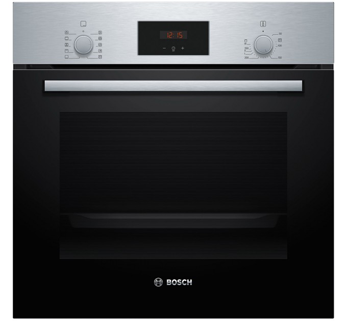 Духовой шкаф Bosch электрический, 66л, A, дисплей, конвекция, нержавеющая сталь