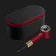 Фен Dyson HD16 Supersonic Nural Red Velvet/Gold, 1600Вт, 3 режими, іонізація, хол. обдув, кейс для зберігання, червоно-золотий