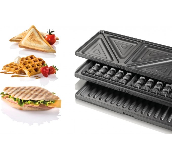 Мини-гриль Gorenje 700Вт, алюминий, 1 пластина-гриль, корпус-пластик, черный