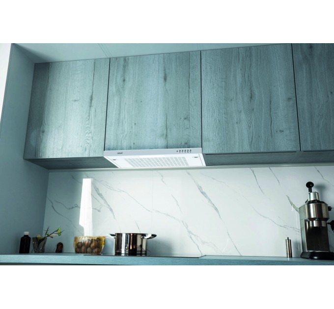 Вытяжка Cata плоская, 60см, 350м.куб/ч, 3 скорости, LFK 6001 Wh, белый