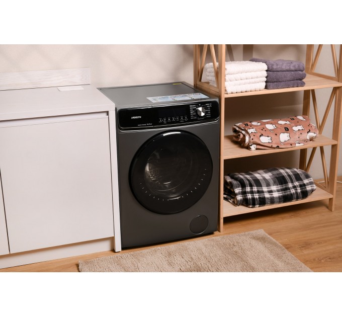 Стирально-сушильная машина ARDESTO фронтальная Black Mars, 10(6)кг, 1400, А+++, 60см, дисплей, пар, инвертор, серебристый