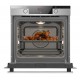 Духовой шкаф Hansa электрический, 77л, A, дисплей, конвекция, нерж