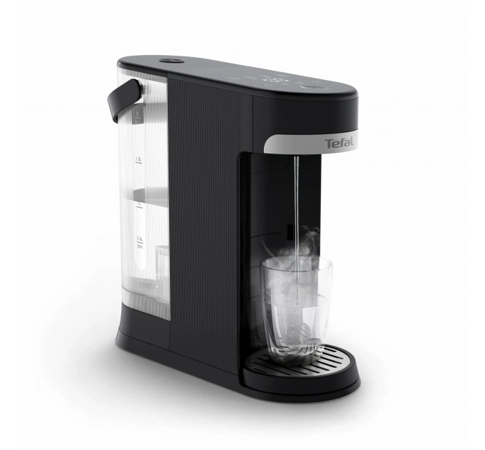 Електрочайник-диспенсер Tefal Instant Hot Water 2л, 5 темп.реж, миттєве нагрівання, сенc. управління, чорний
