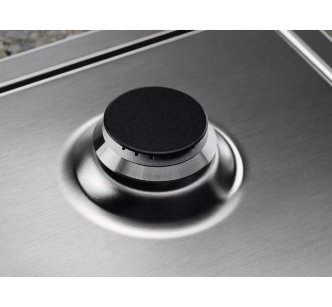 Варочная поверхность Electrolux газовая, 60см, чугун, нерж